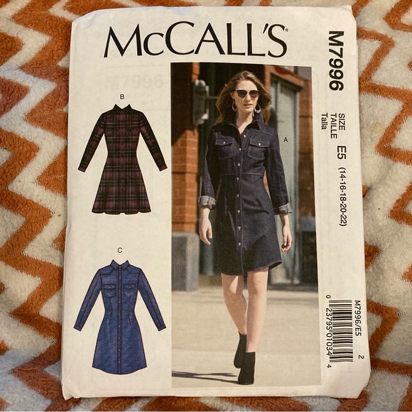McCall’s Sewing Pattern 7996 - Picture 2 of 3